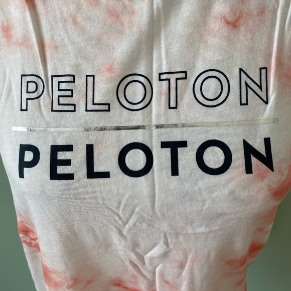 NWT - Peloton Tie-Dye Flow Double Twist Back Relaxed Fit Tank, Size Small - Picture 5 of 8